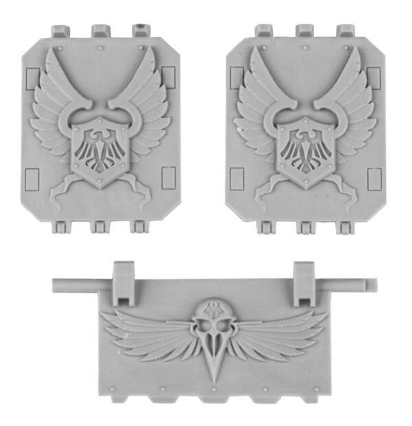 Raven Guard Chapter Land Raider Doors Set 2