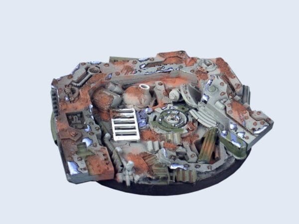 Round Base 60mm Factory Ruin-3