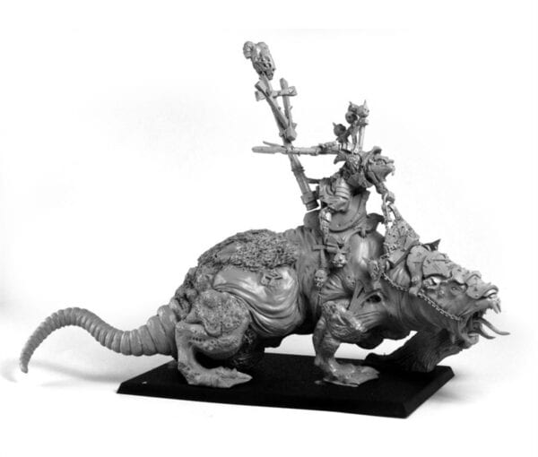SKAVEN WARLORD ON BROOD HORROR