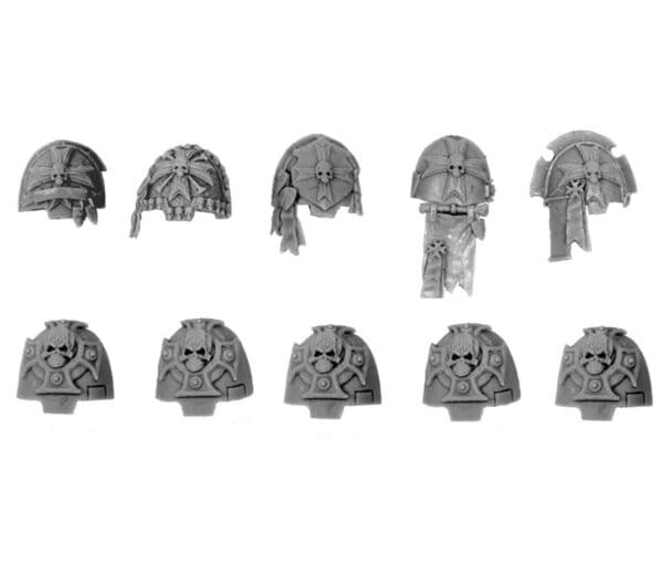BLACK TEMPLARS TERMINATOR SHOULDER PADS