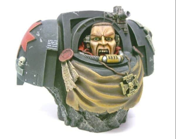 SPACE MARINE BLACK TEMPLAR BUST