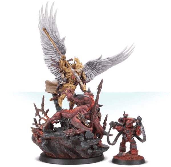 Sanguinius, Primarch of the Blood Angels, with Diorama Base - Image 3