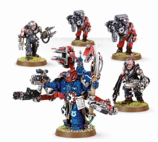 Techmarine with Servitors