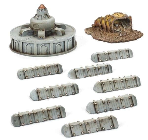 Adeptus Titanicus Turbine, Crate and Barricades