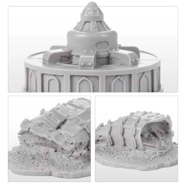 Adeptus Titanicus Turbine, Crate and Barricades - Image 4