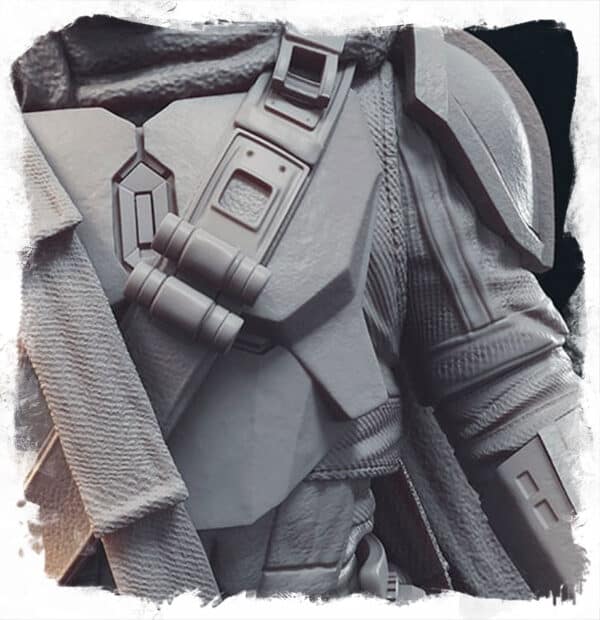 Mandalorian Din Djarin with Grogu - Image 4