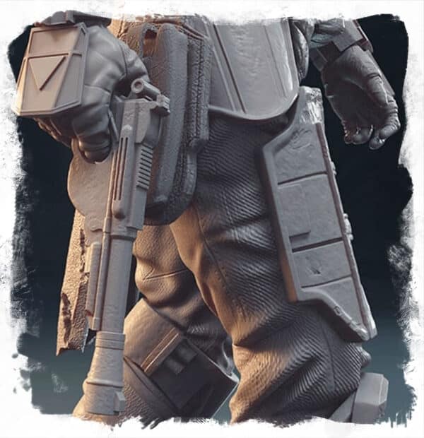 Mandalorian Din Djarin with Grogu - Image 6