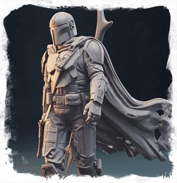Mandalorian Din Djarin with Grogu - Image 7
