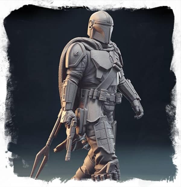 Mandalorian Din Djarin with Grogu - Image 8