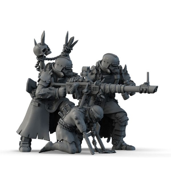 Heavy Support Squad of Heretics with a Lascannon - Image 2