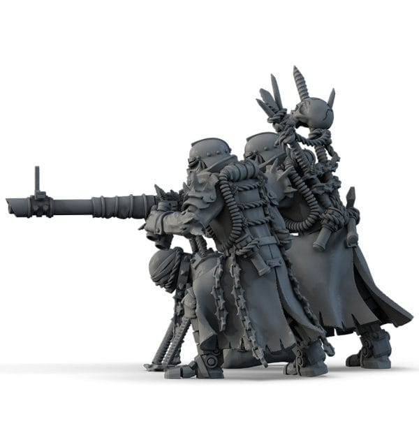 Heavy Support Squad of Heretics with a Lascannon - Image 4