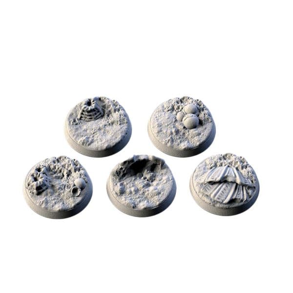 Alien bases, Round 32mm (5pcs)