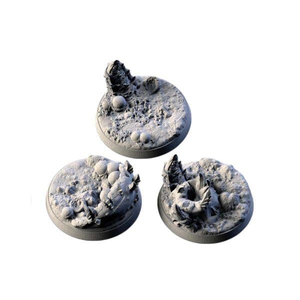 Alien bases, Round 40mm (3pcs)