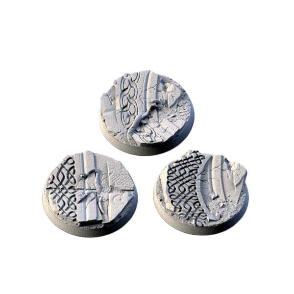 Ancestral Ruins bases, Round 40mm (3pcs)
