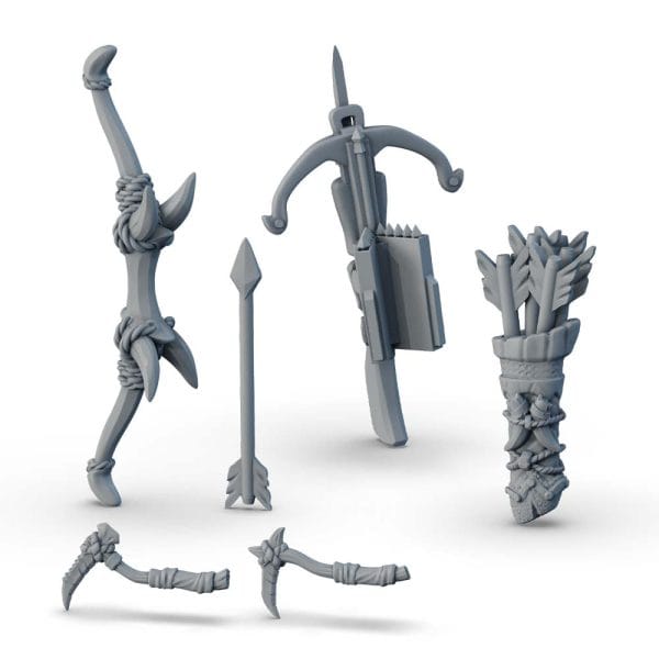 Range weapons set