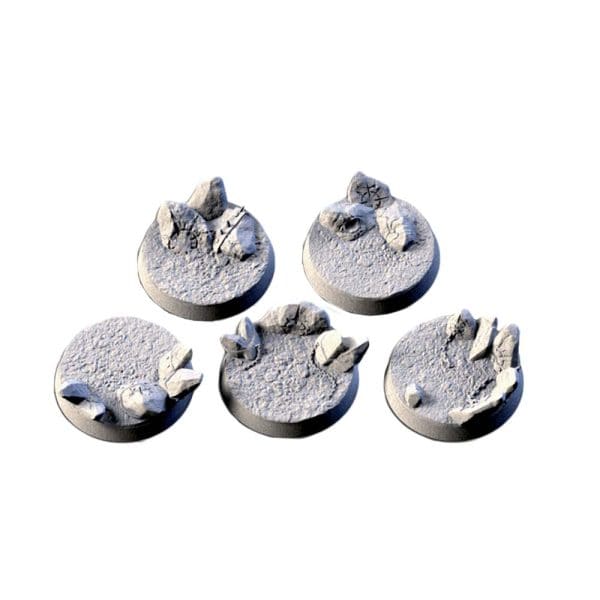 Chaos Hell bases, Round 32mm (5pcs)