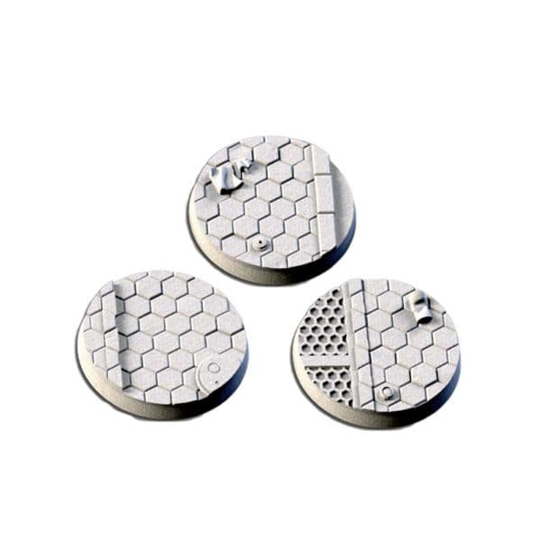 City Sci-fi bases, Round 40mm (3pcs)