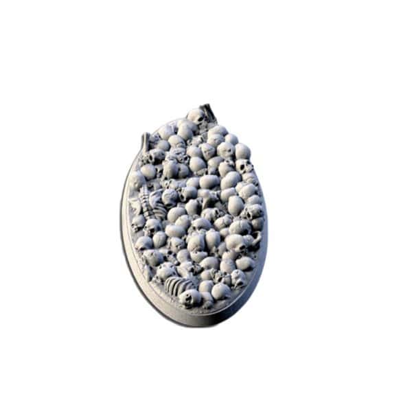 Death Skulls base 2, Oval 74х43mm (1pcs)