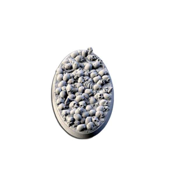 Death Skulls base 3, Oval 74х43mm (1pcs)