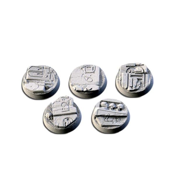 Egyptians bases, Round 25mm (5pcs)