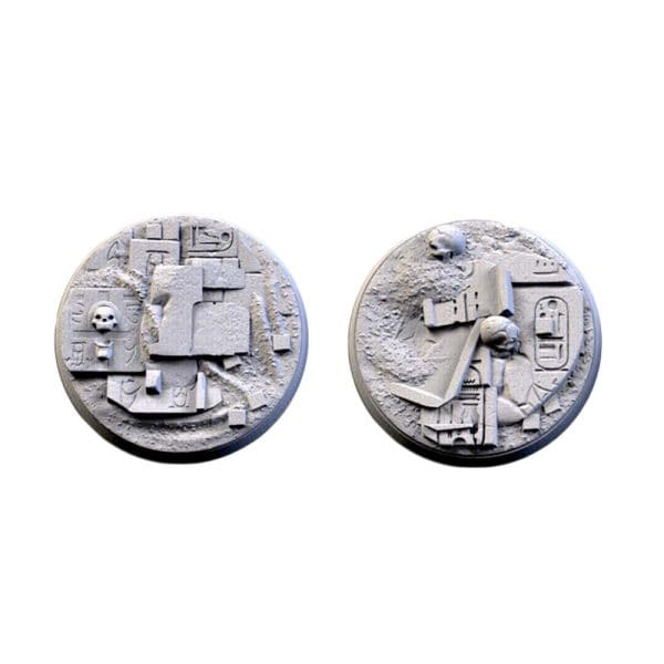 Egyptians bases, Round 50mm (2pcs)