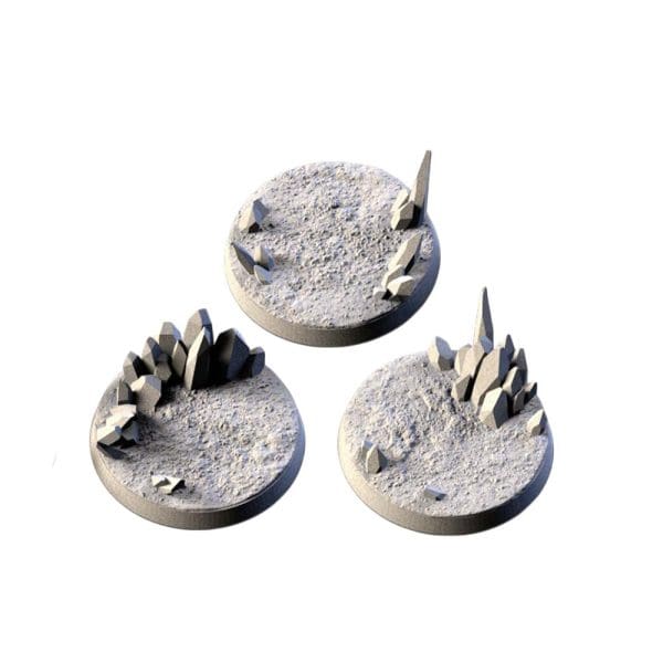 Glass bases, Round 40mm (3pcs)