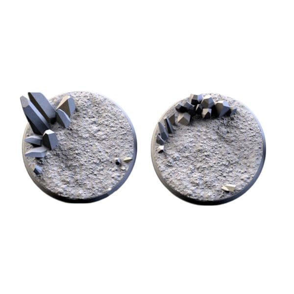 Glass bases, Round 50mm (2pcs)