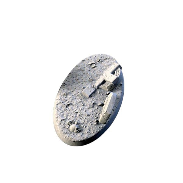 Graveyard base 1, Oval 74х43mm (1pcs)