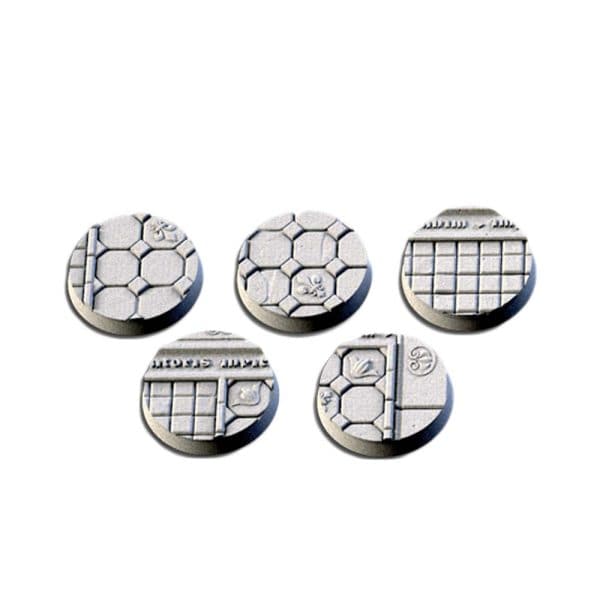 Royal Palace bases, Round 25mm (5pcs)