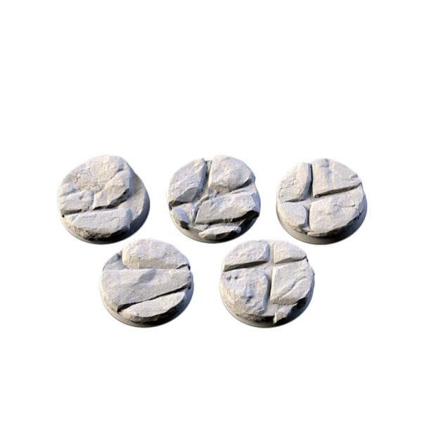 Volcanic bases, Round 25mm (5pcs)