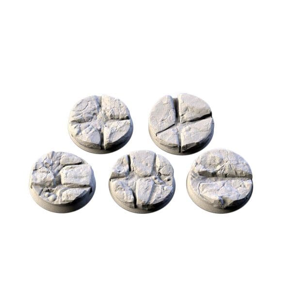 Volcanic bases, Round 32mm (5pcs)