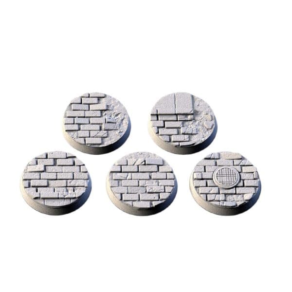 WWII bases, Round 32mm (5pcs)