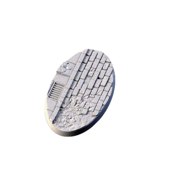 WWII Ruins base 1, Oval 74х43mm (1pcs)