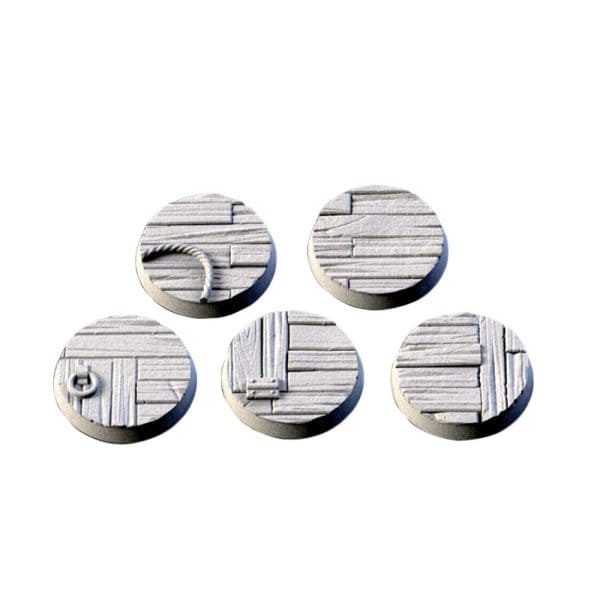 Wooden bases, Round 32mm (5pcs)