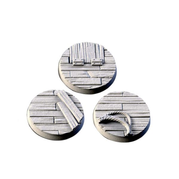 Wooden bases, Round 40mm (3pcs)