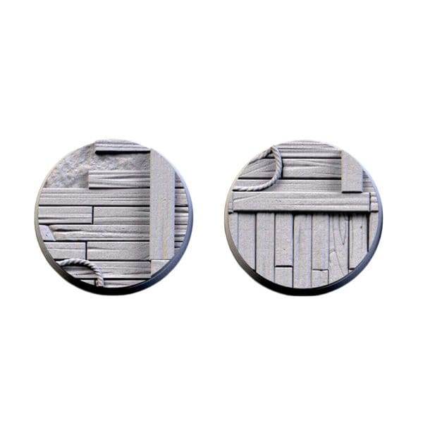 Wooden bases, Round 50mm (2pcs)
