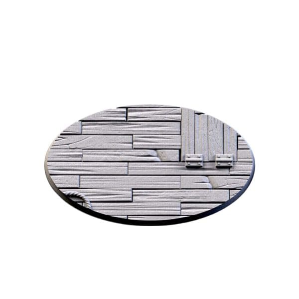 Wooden base 2, Oval 90х52mm (1pcs)