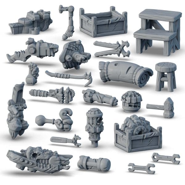 Workshop tools set