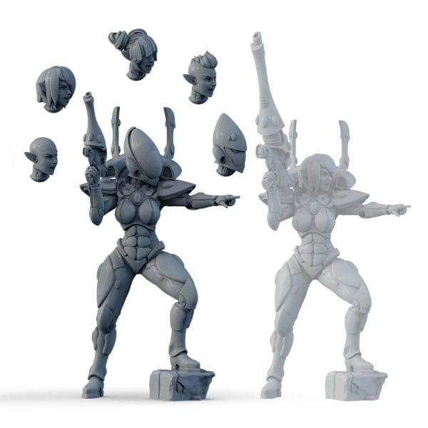 Space Elf Female Soldiers - Image 4