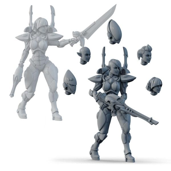 Space Elf Female Soldiers - Image 6