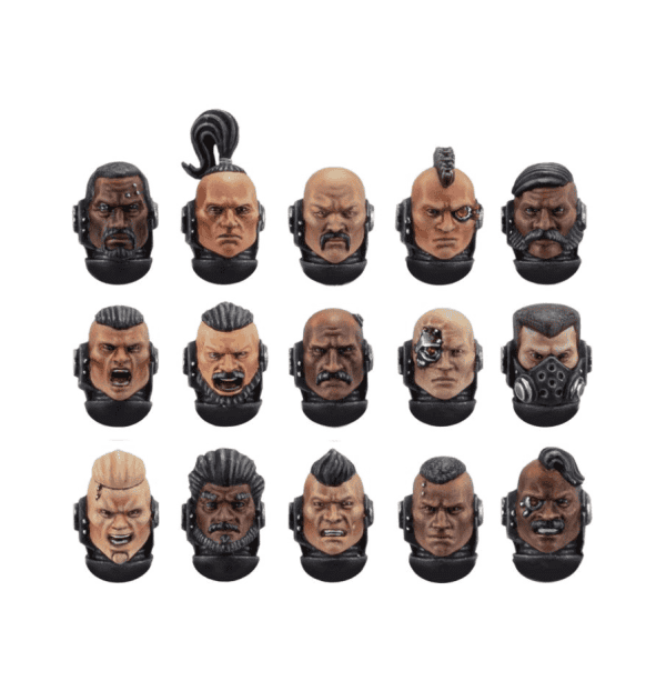Legiones Astartes – Character Heads Upgrade Set 2