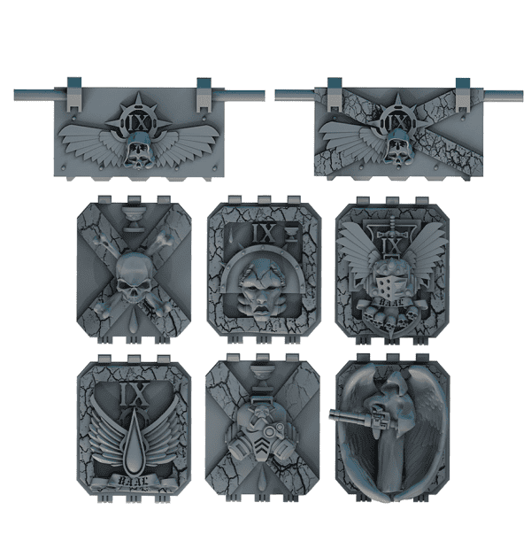 Blood Angels Land Raider Doors Set