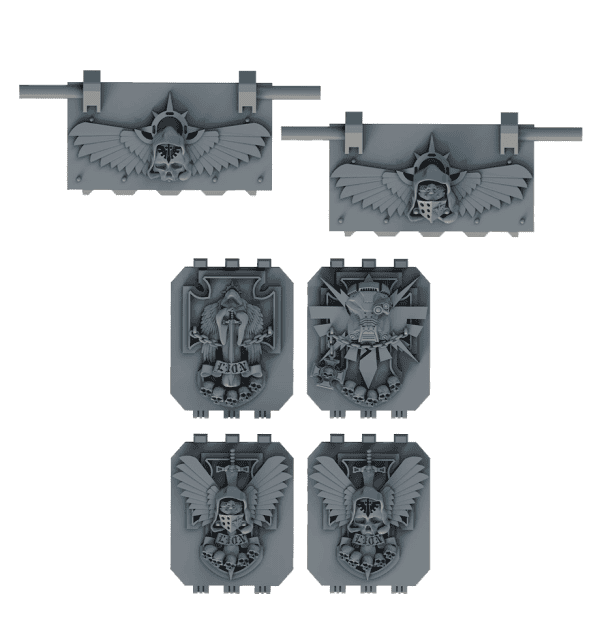 Dark Angels Land Raider Doors set