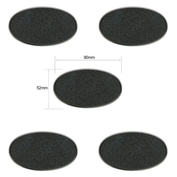 90x52mm Oval Closed Base (x5)